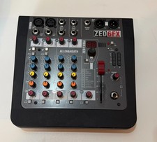 Allen & Heath ZED-6FX, 6-Channel Live Mixer with FX, 2 Mic / Line Inputs, 2 Ster