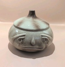 Sylvac Onion Face Jar Glossy