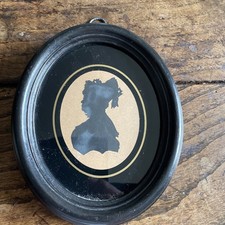 Antique Silhouette of A Lady Signed Robertson 1823 In Good Quality Frame