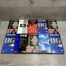 10 x Used VHS Tapes Mixed