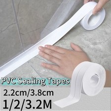 Waterproof Kitchen Bathroom Adhesive PVC Sealing Tape Sink Caulk Strip Corner UK