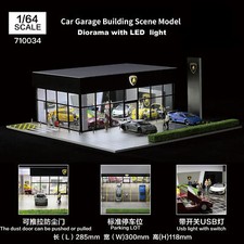 1/64 Diorama Car Garage Model
