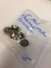5 PIN TRANSISTOR SOCKET  5 PCS