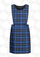 Girls Tartan Bib Pinafore