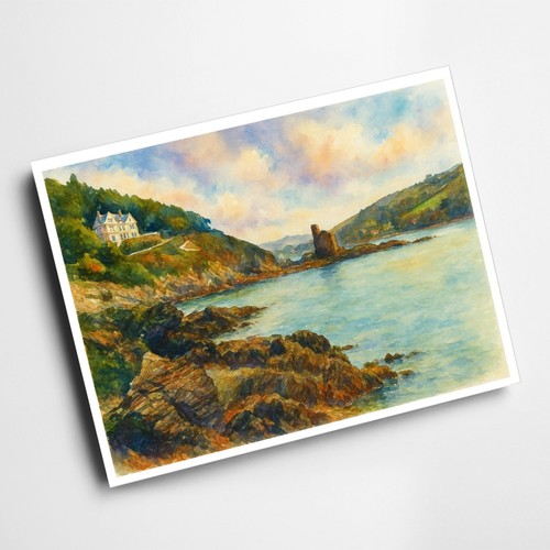 Print harbour old - print,