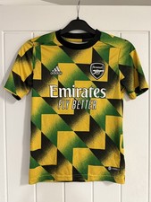 adidas Football Arsenal FC 2022/23 Pre-Match Warmup Jersey (Jamaica)  Kids 9-10
