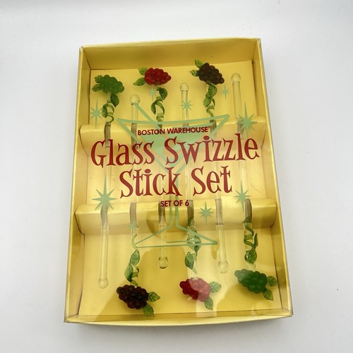 Boston warehouse glass swizzle - boston,