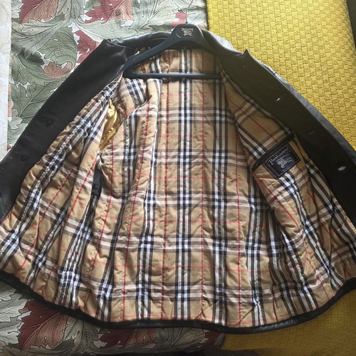 Burberry leather jacket - burberry,