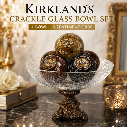 Kirkland crackle glass - kirkland’s,