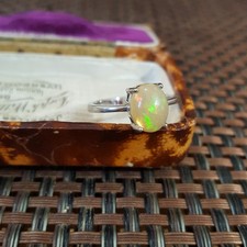 Sterling Silver Solitaire Ring