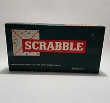 Scrabble 1955 Spears Games Vintage Rare Wooden Tile Racks Board Game Complete