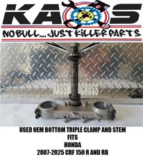 2007-2025 HONDA CRF 150 R RB 05-07 CR 85 R RB USED OEM FORK BOTTOM TRIPLE CLAMP