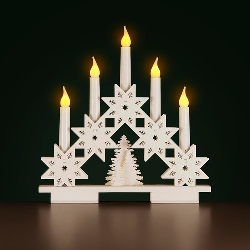 Christmas candle bridge - christmas,