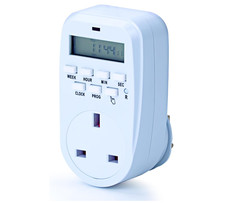 Timer Switch | 7 Day Digital Timer Light Switch | White UK Plug | ION7DDT10