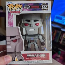 40 YEARS TRANSFORMERS MEGATRON  3.75" POP VINYL FIGURE FUNKO RETRO TOYS 132 NEW