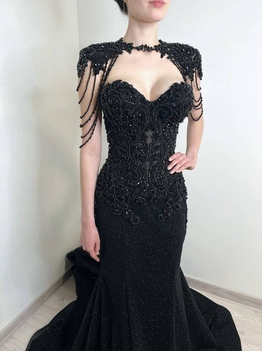 Black gothic mermaid - mermaid, wedding