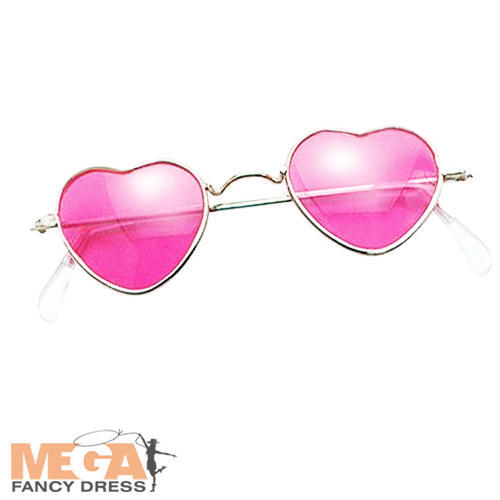 Pink heart shape glasses - shape,