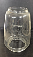 VINTAGE VERITAS ELEPHANT PARAFFIN WICK HURRICANE PAX LAMP GLASS CHIMNEY SHADE