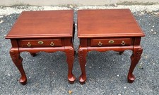 Mahogany bedside table - 2,