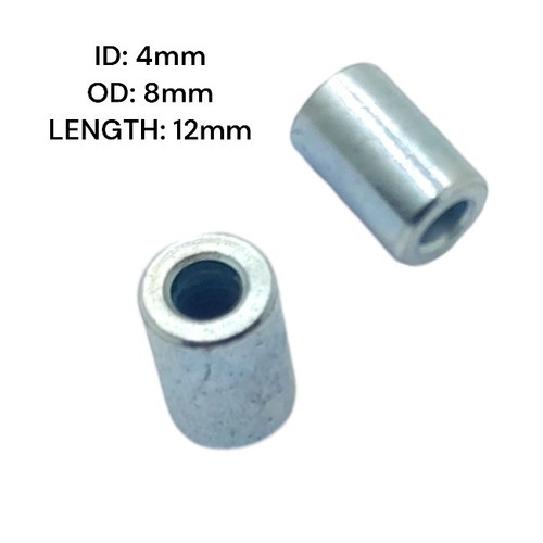 Steel metal bush spacer sleeve - steel,