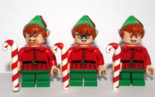 Lego 3 Elf Minifigure Flesh