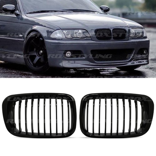 Black kidney grilles - black,