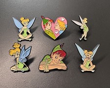 6 x Peter Pan Enamel Pin Badge