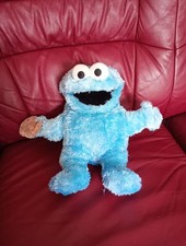 Living Puppets Sesamstrasse Cookie Monster Blue Stuffed Animal 9” Puppet Toy