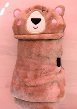 Kids Teddy Bear Blanket 45" x 28" - Great Condition