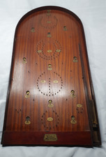 Vintage Amersham “Scora” Bagatelle Game Board With 20 Ball bearings & Scoreboard