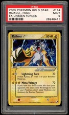 Raikou Gold Star 114/115 PSA 9