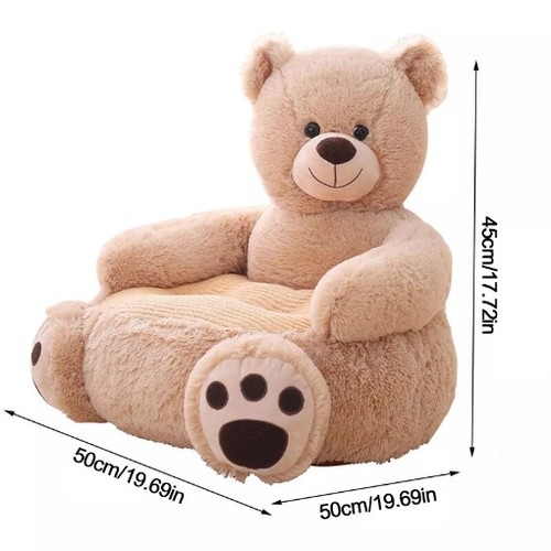 Soft chair brown - chair, plush