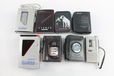 Portable Cassette Player Collection Awia Sanyo Sportster Sony Recorder Crown 