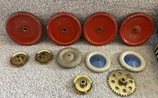 Job Lot Of Antique Vintage Meccano Gears Wheels & Spare Parts For Spares/ Repair