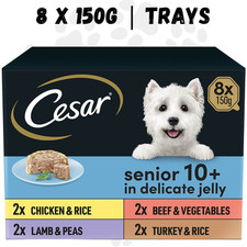 8x Cesar Senior 10+ Wet Dog
