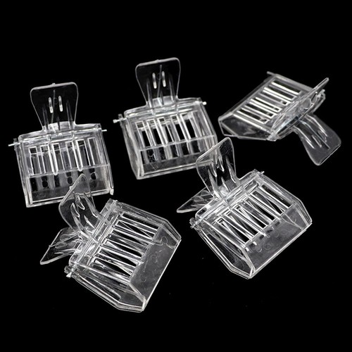 Plastic queen cage clip - cage, bee