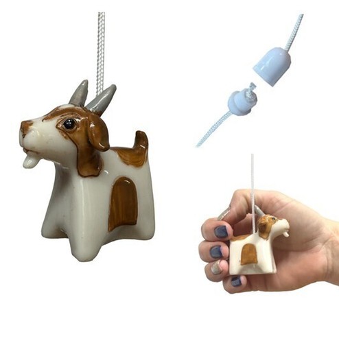 Brown goat light pull with - brown,