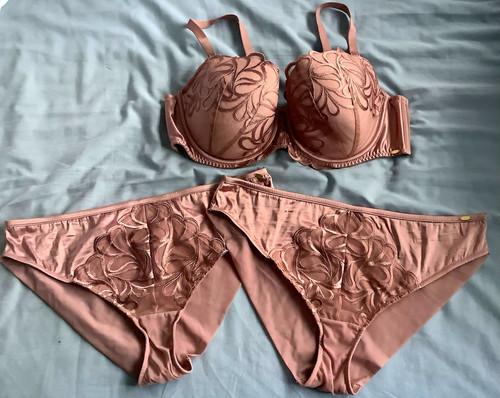 Pink embroidered floral - embroidered,