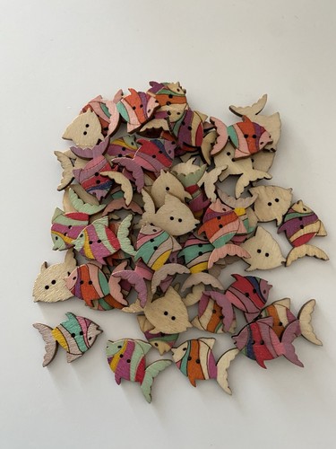Angel fish wooden - 10,