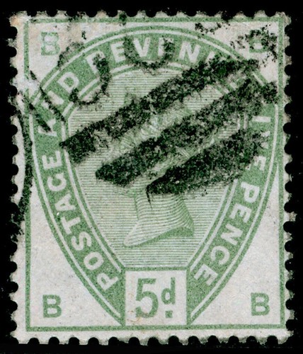 Sg193 dull green used - 5d,