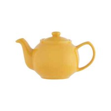 Mustard yellow teapot retro