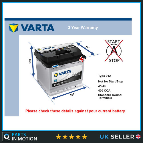 Battery fits austin metro - battery,
