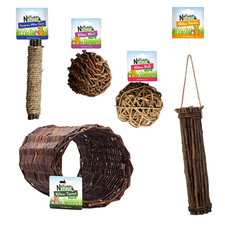 Natural Nibbles Large Willow Toy Bundle | Rabbit Chew Toys, Small Pets, Tunnel