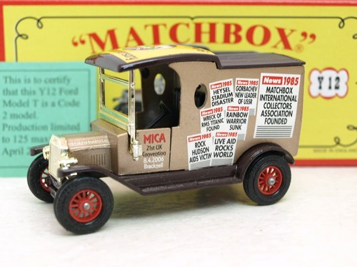 Matchbox y12 ford van 21st - matchbox,