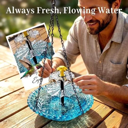 Solar cascade hanging bird - hanging,