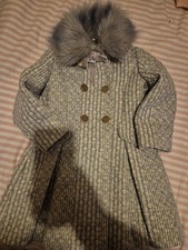Girls Silver/grey Coat Monsoon