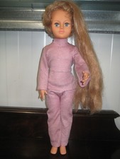 18" High Vintage Palitoy Sheena Growing Hair Doll