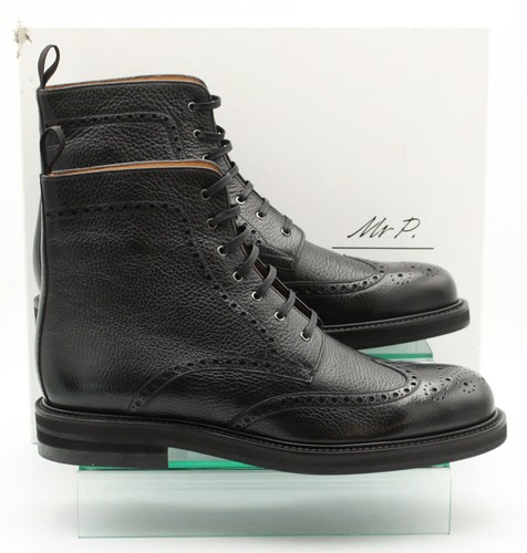 Brogue mens boots lace - p, up