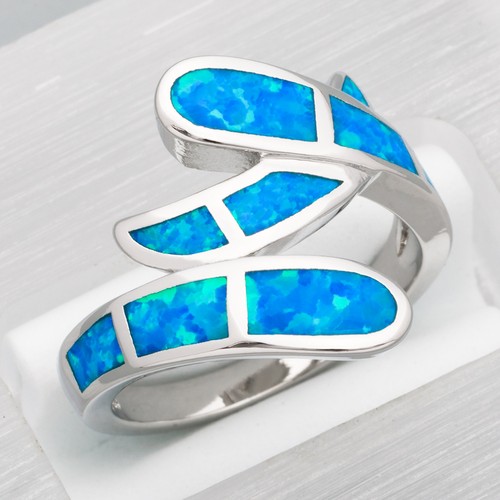 Ocean blue fire opal silver - fire,
