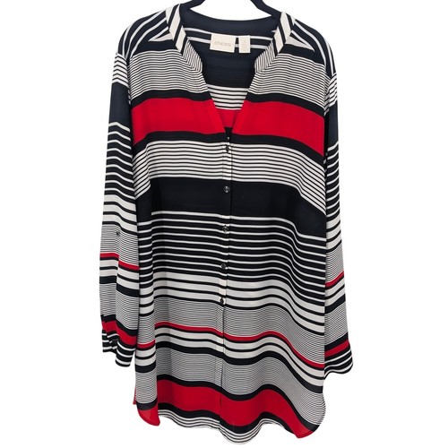 Chicos tunic top womens red - top,
